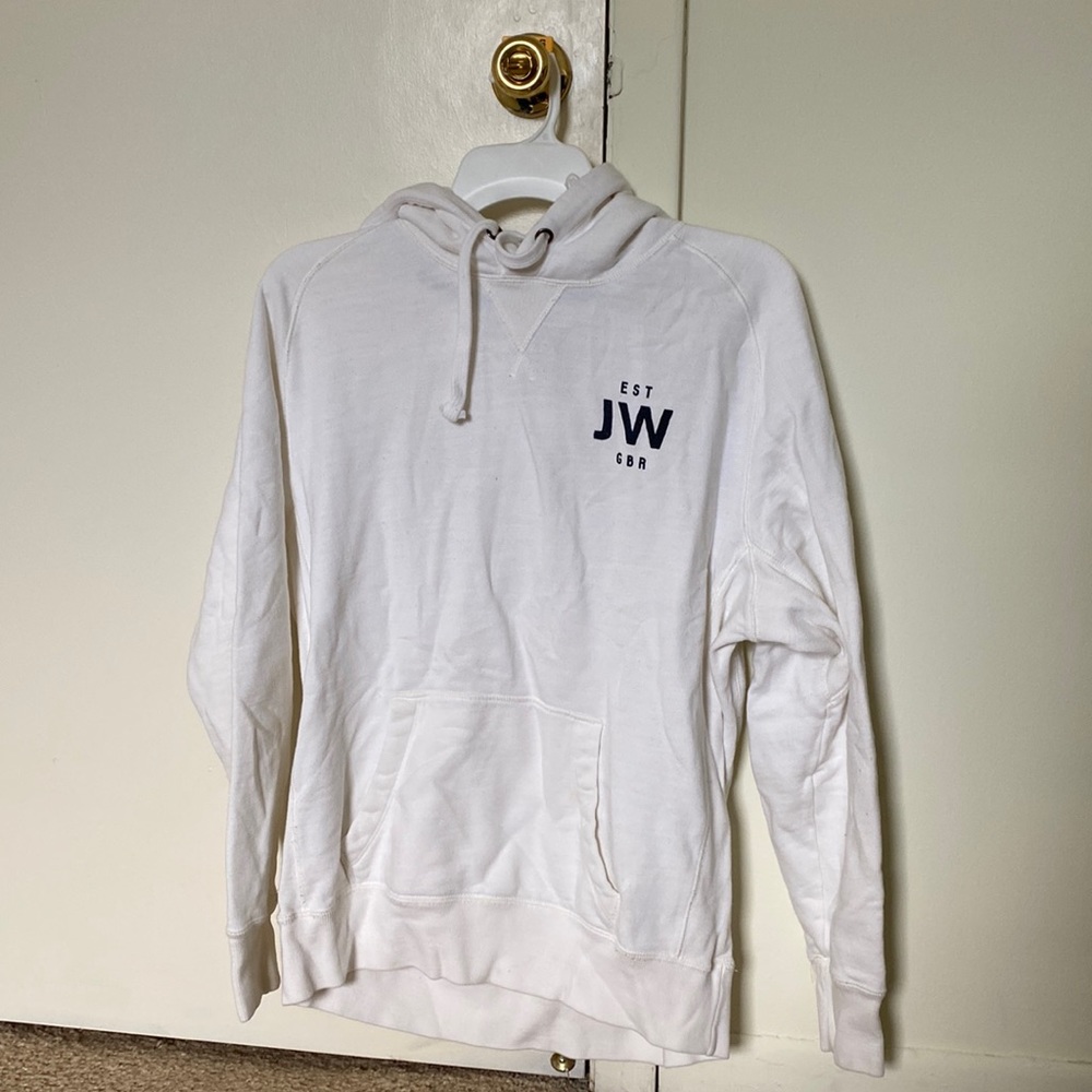 Cream white medium jack wills hoodie for men.